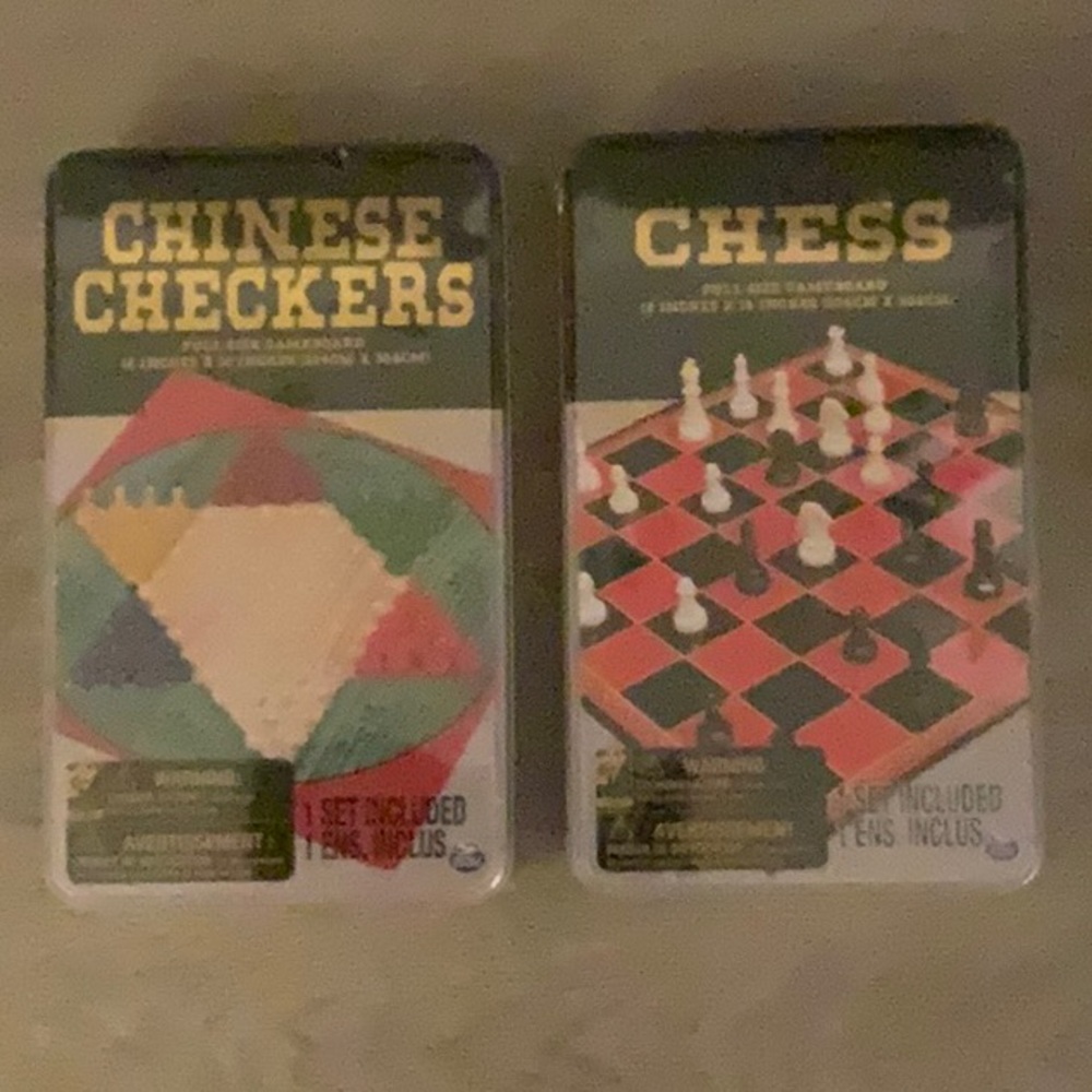 Chinese Checkers Set and Chess Set - NEW UNOPENED!